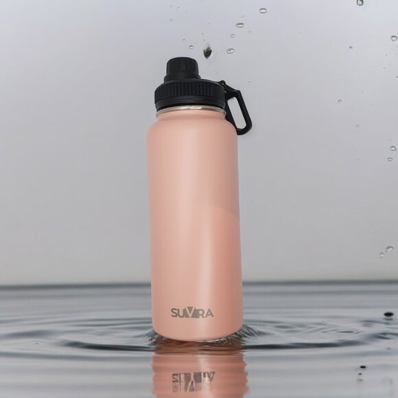 SUVIRA 32 oz Insulated Stainless Steel Sports Water Bottle - Picture 8 of 16